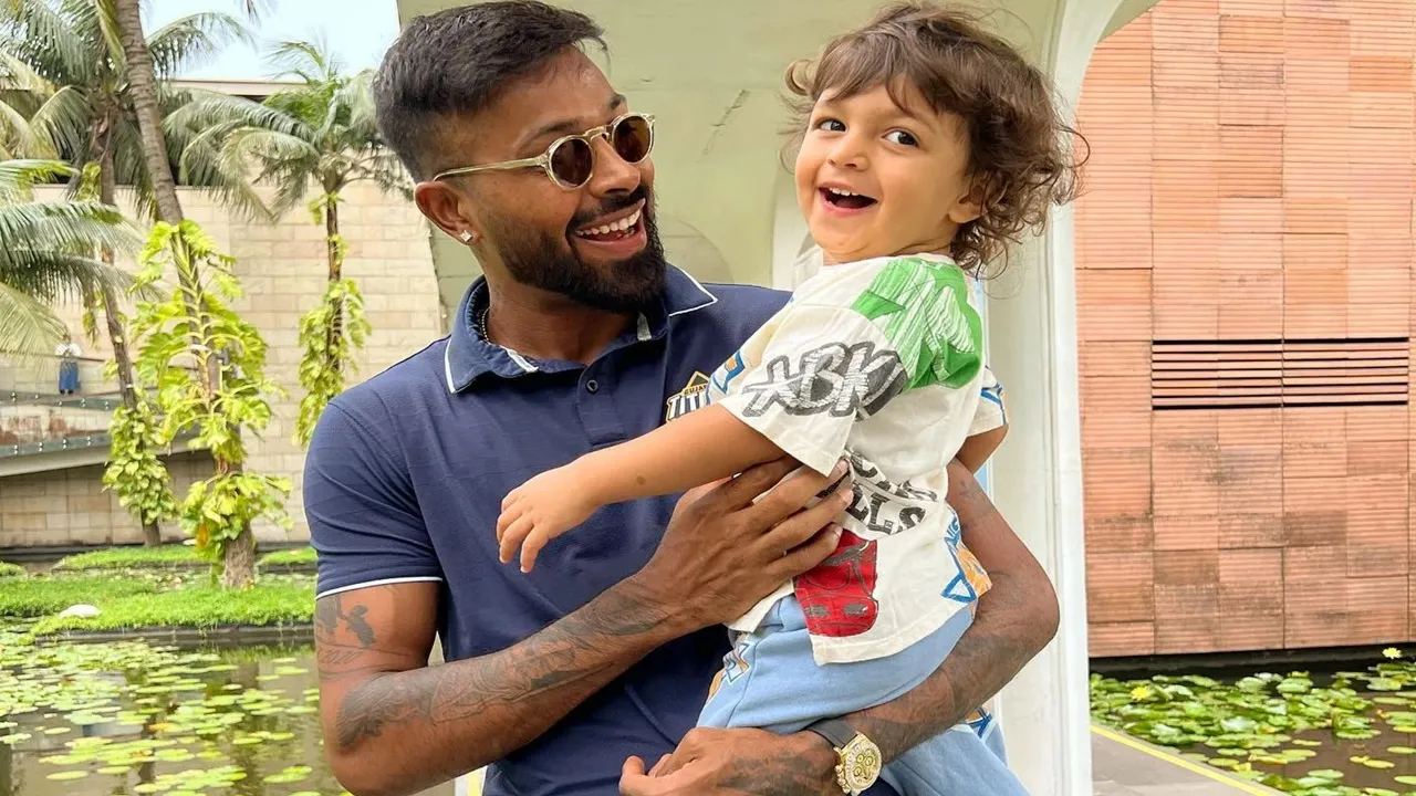 hardik pandya son agastya