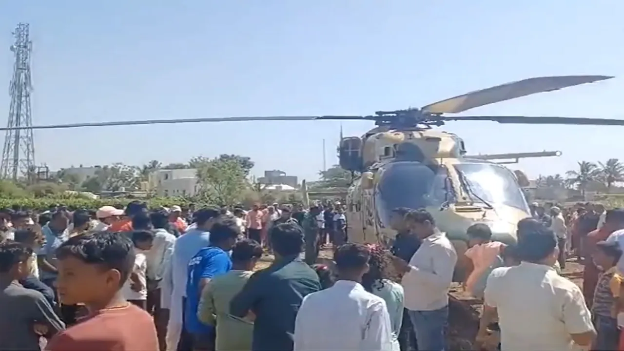 Indian Army Dhruv Helicopter