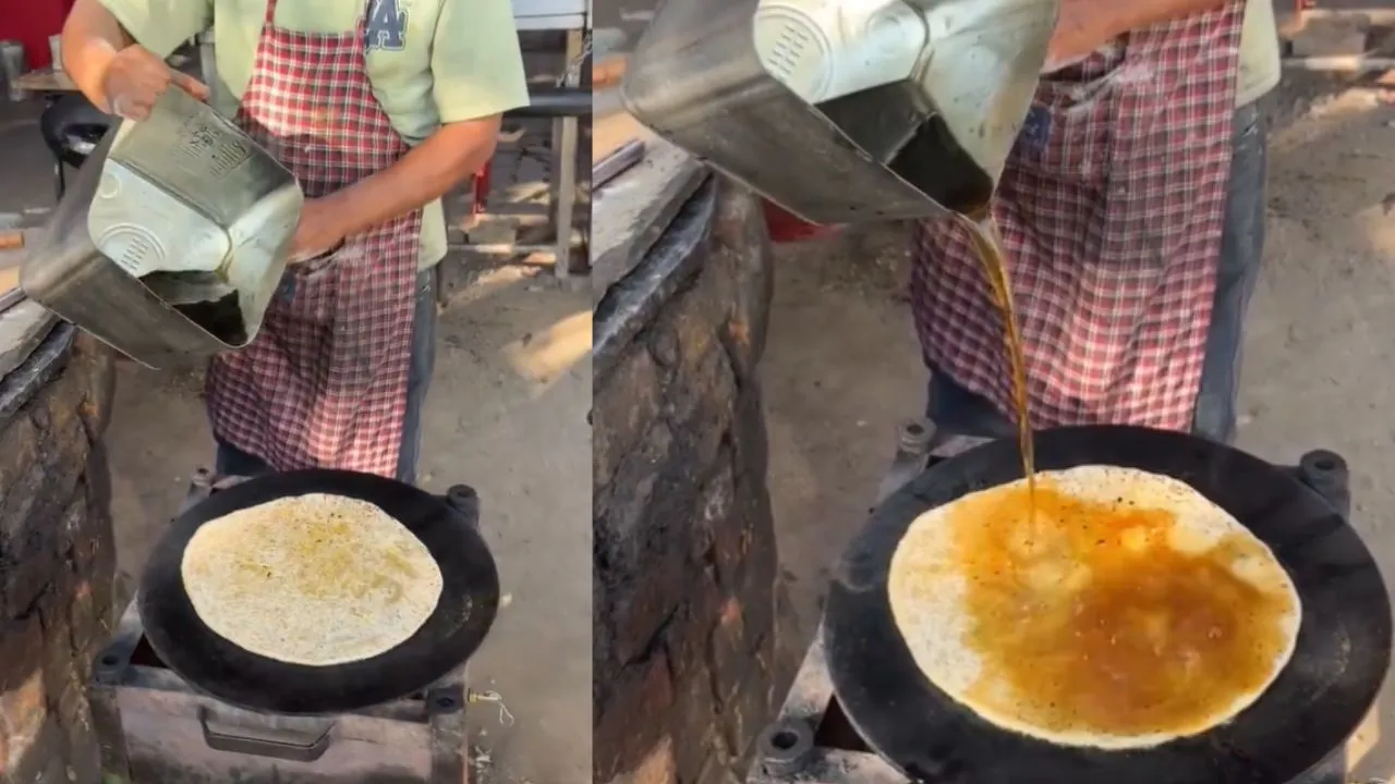 viral video diesel wala paratha