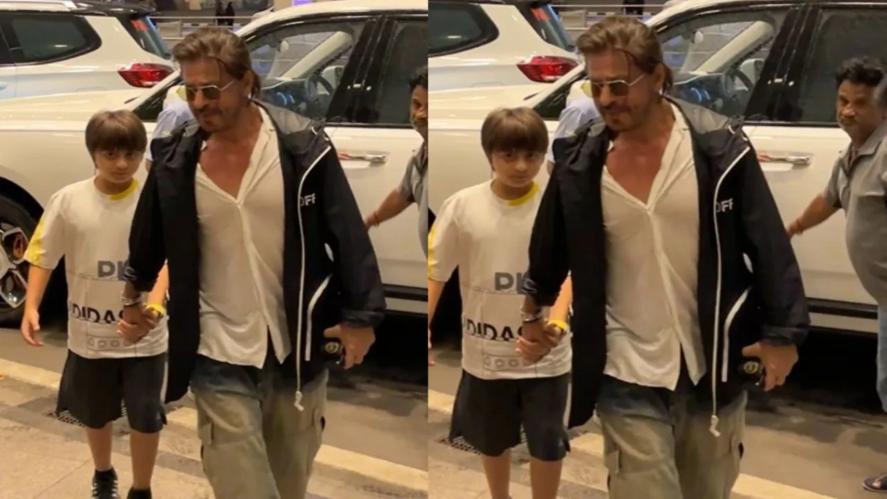 Shahrukh Khan with Abram