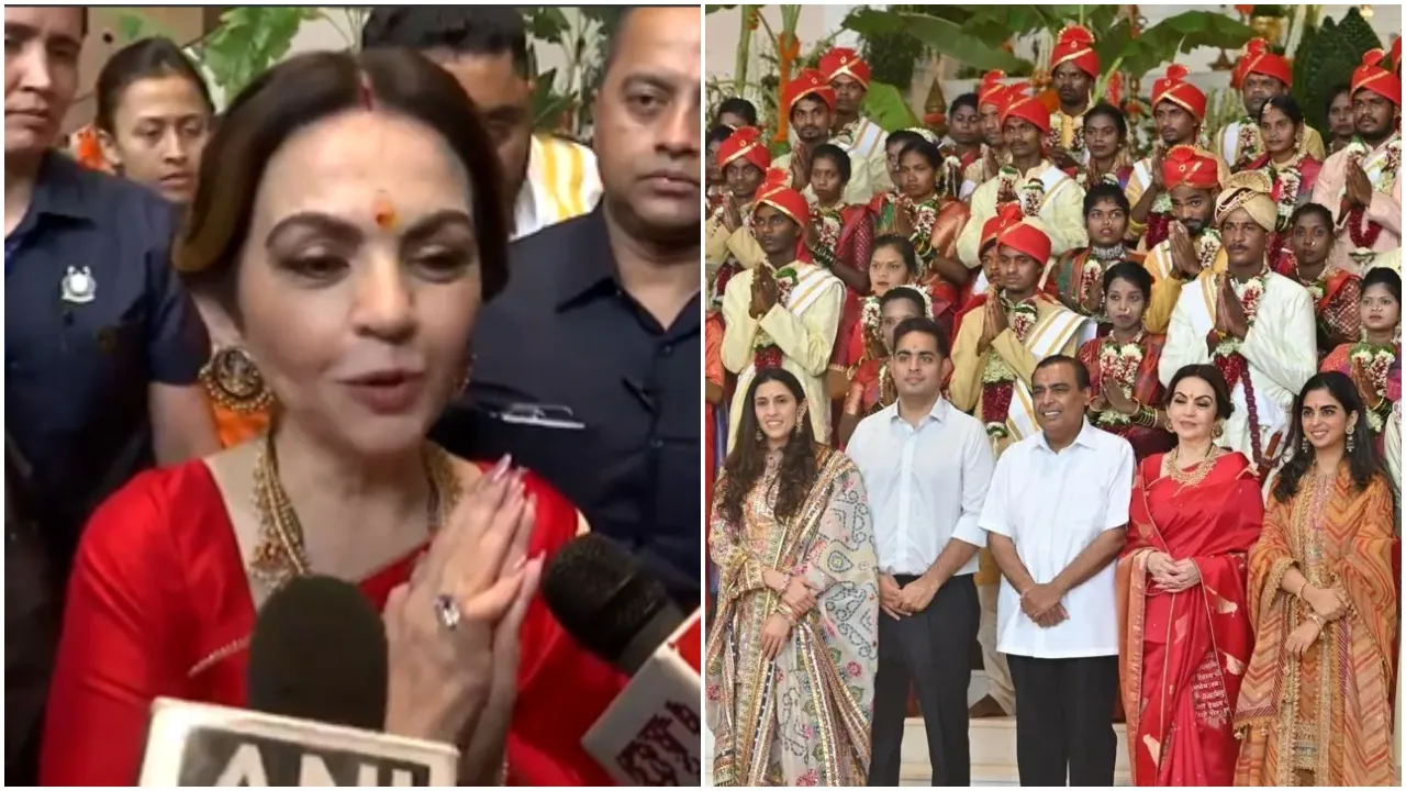 anant ambani mass wedding