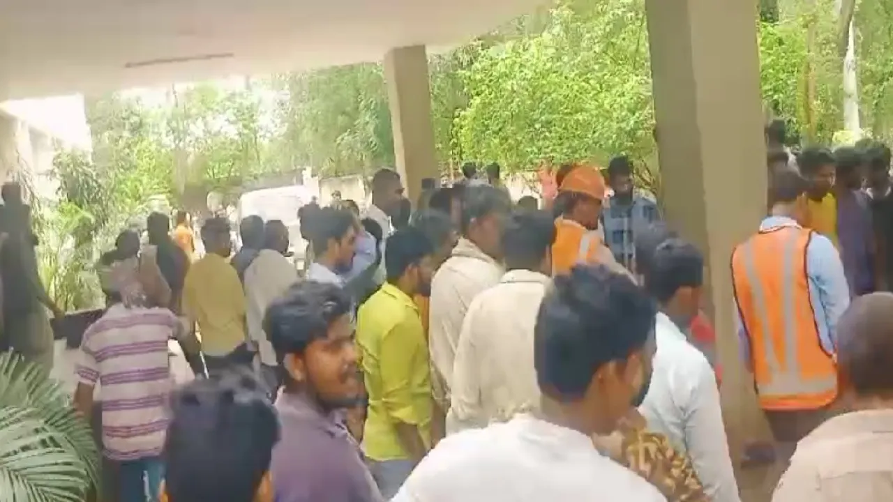 andhra massive fire