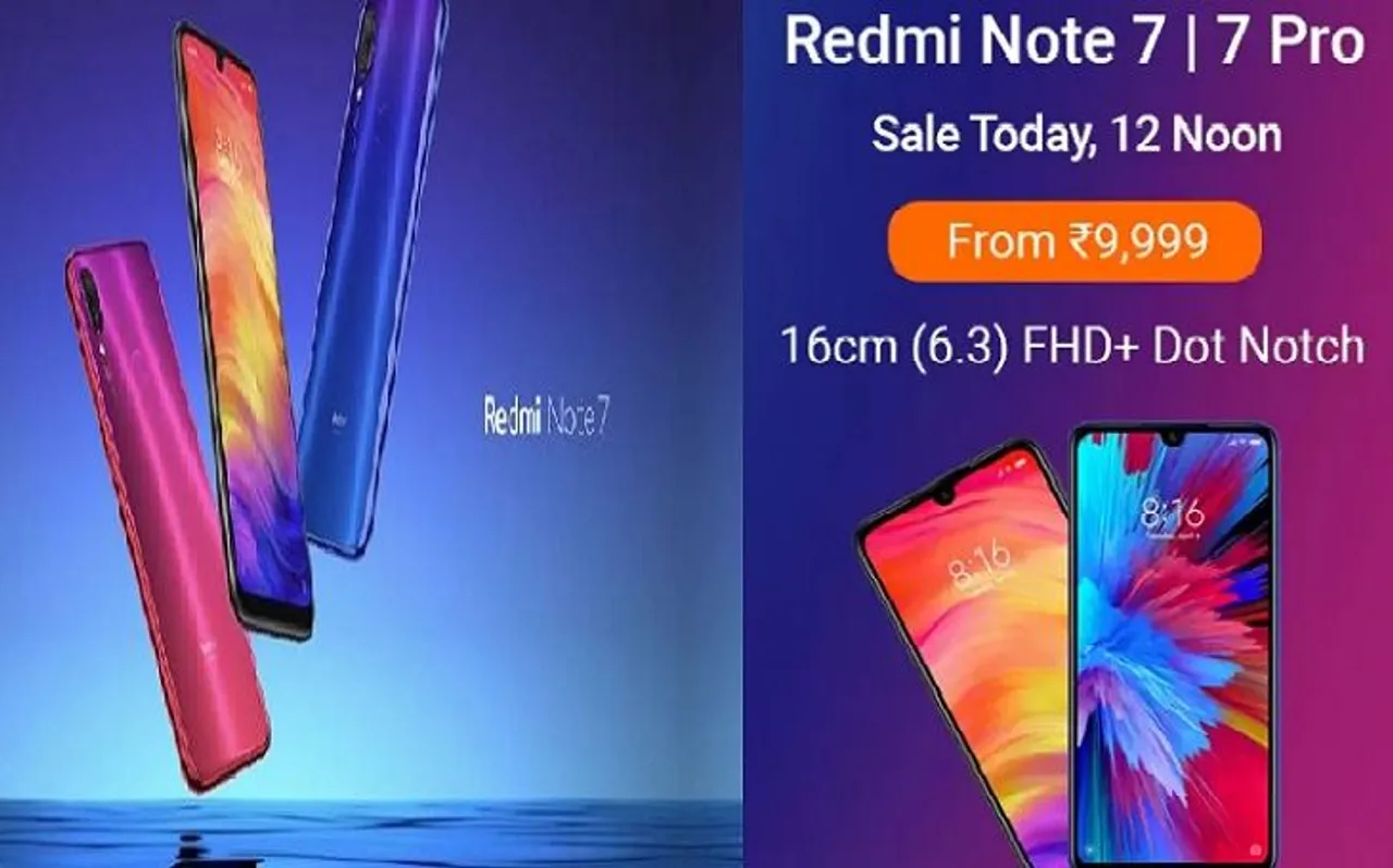 Flipkart, Mi.com पर शुरू हुई Xiaomi Redmi Note 7 और Note 7 Pro की Sale
