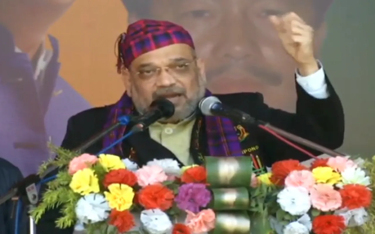 अरुणाचल प्रदेश की रैली में बोले अमित शाह, केंद्र सरकार ने पूर्वोत्‍तर में शांति लाने का काम किया
