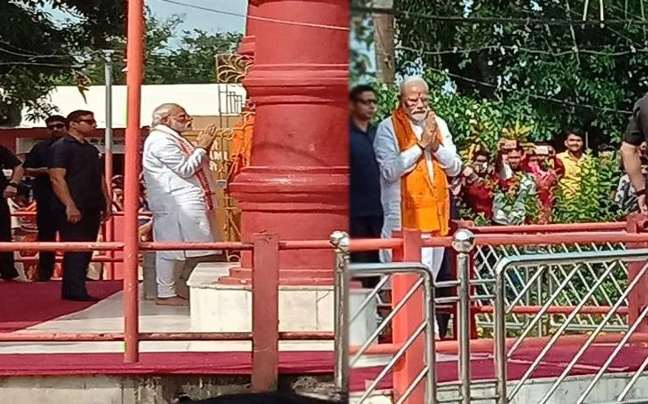 पीएम मोदी ने त्रिपुरा सुंदरी मंदिर में की पूजा-अर्चना, नामदार पर साधा निशाना