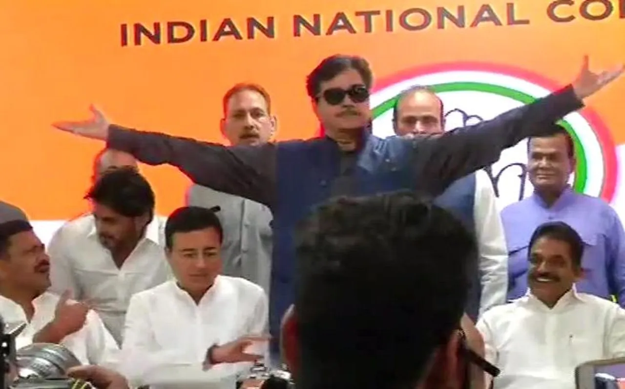 शत्रुध्‍न सिन्‍हा कांग्रेस में शामिल, बोले- बीजेपी में इस समय वन मैन शो और टू मैन आर्मी