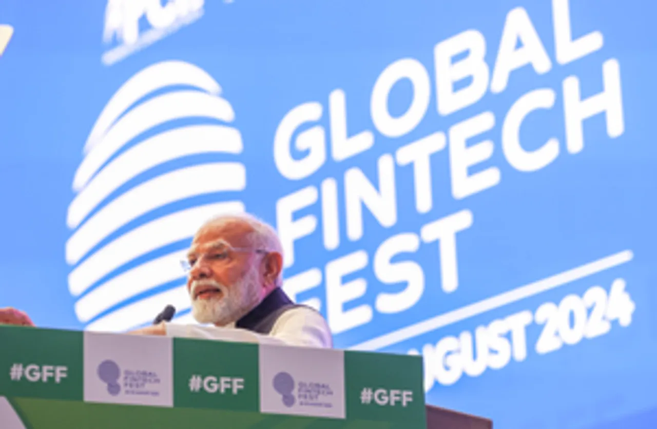 Mumbai: Prime Minister Narendra Modi attends the Global FinTech Fest
