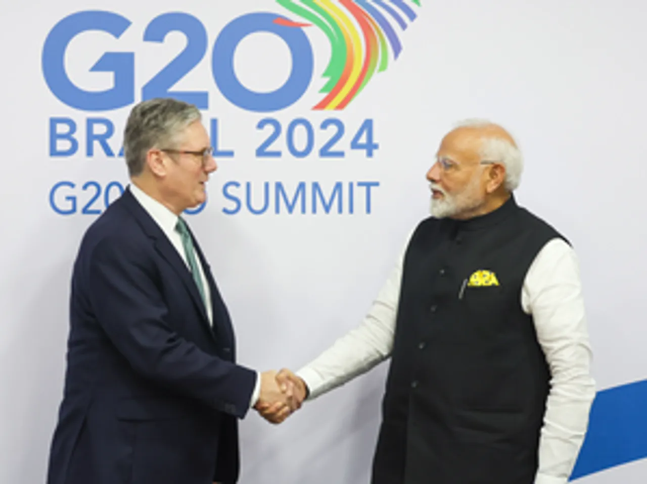 Rio de Janeiro: Prime Minister Narendra Modi in a bilateral meeting with the Prime Minister of United Kingdom, Keir Starmer
