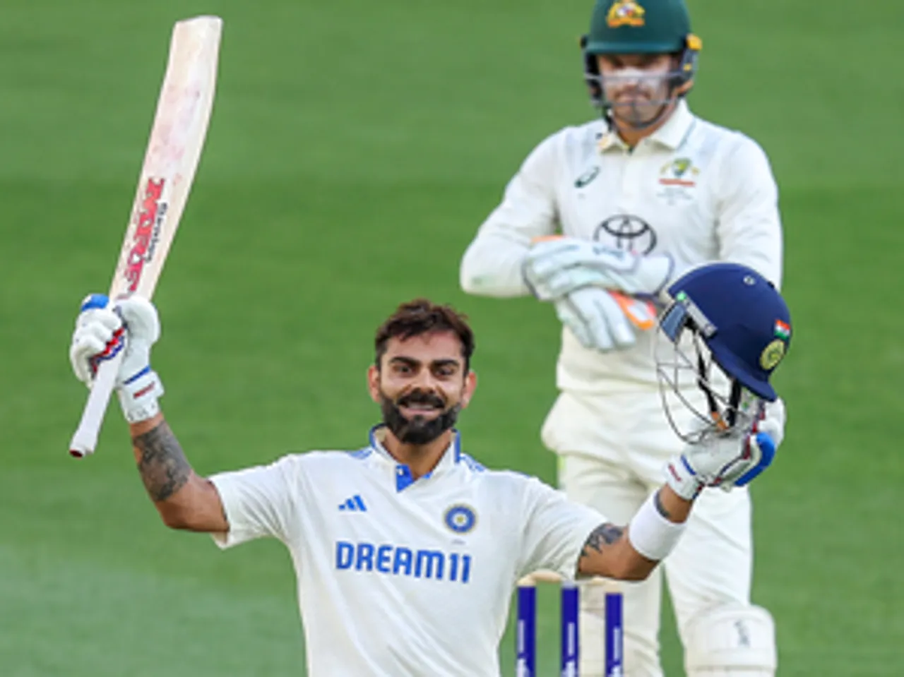 Perth: 3rd day of the first cricket test between Australia and India