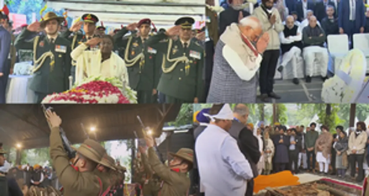 Nation: पंचतत्व में विलीन हुए मनमोहन सिंह , राजकीय सम्मान के साथ दी गई विदाई #INA National INA News