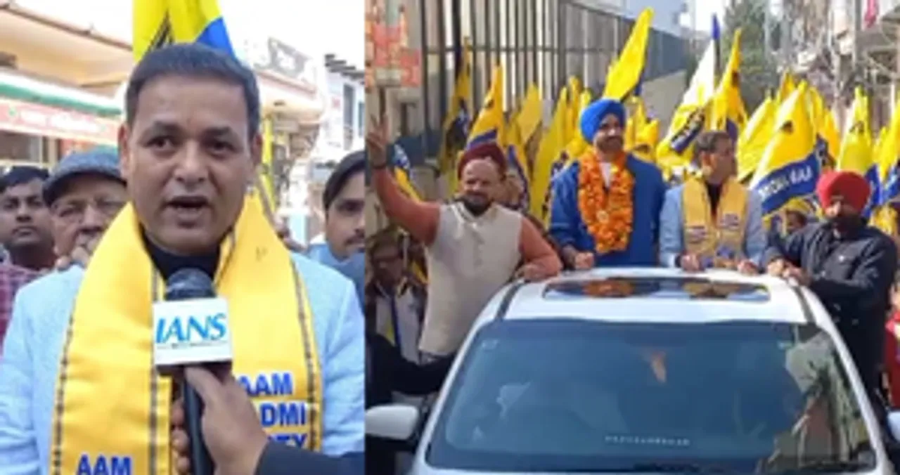 सुरेंद्र भारद्वाज के रोड शो में पूर्व क्रिकेटर हरभजन सिंह शामिल हुए, जनता को दिया बड़ा संदेश