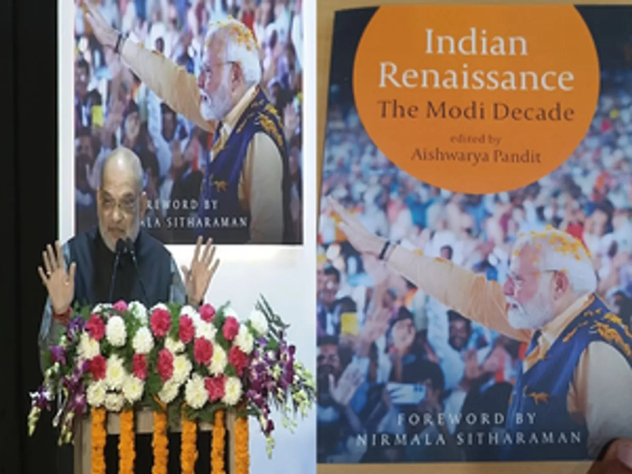 Home Minister Amit Shah releases 'Indian Renaissance: The Modi Decade' book in New Delhi