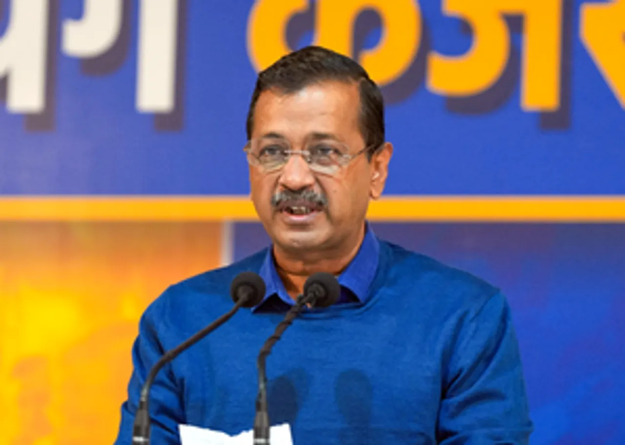 New Delhi: AAP National Convener Arvind Kejriwal addresses a press conference