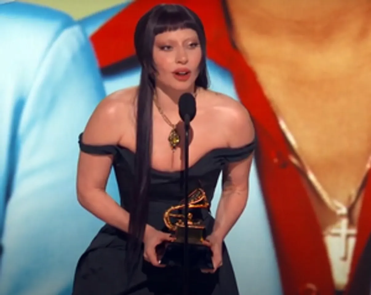 Lady Gaga says ‘queer community deserves to be lifted up’ after she wins Grammy award