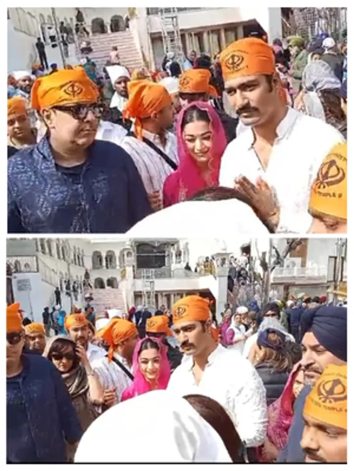 'छावा' के लिए अमृतसर पहुंचे विक्की कौशल-रश्मिका मंदाना, स्वर्ण मंदिर में टेका मत्था