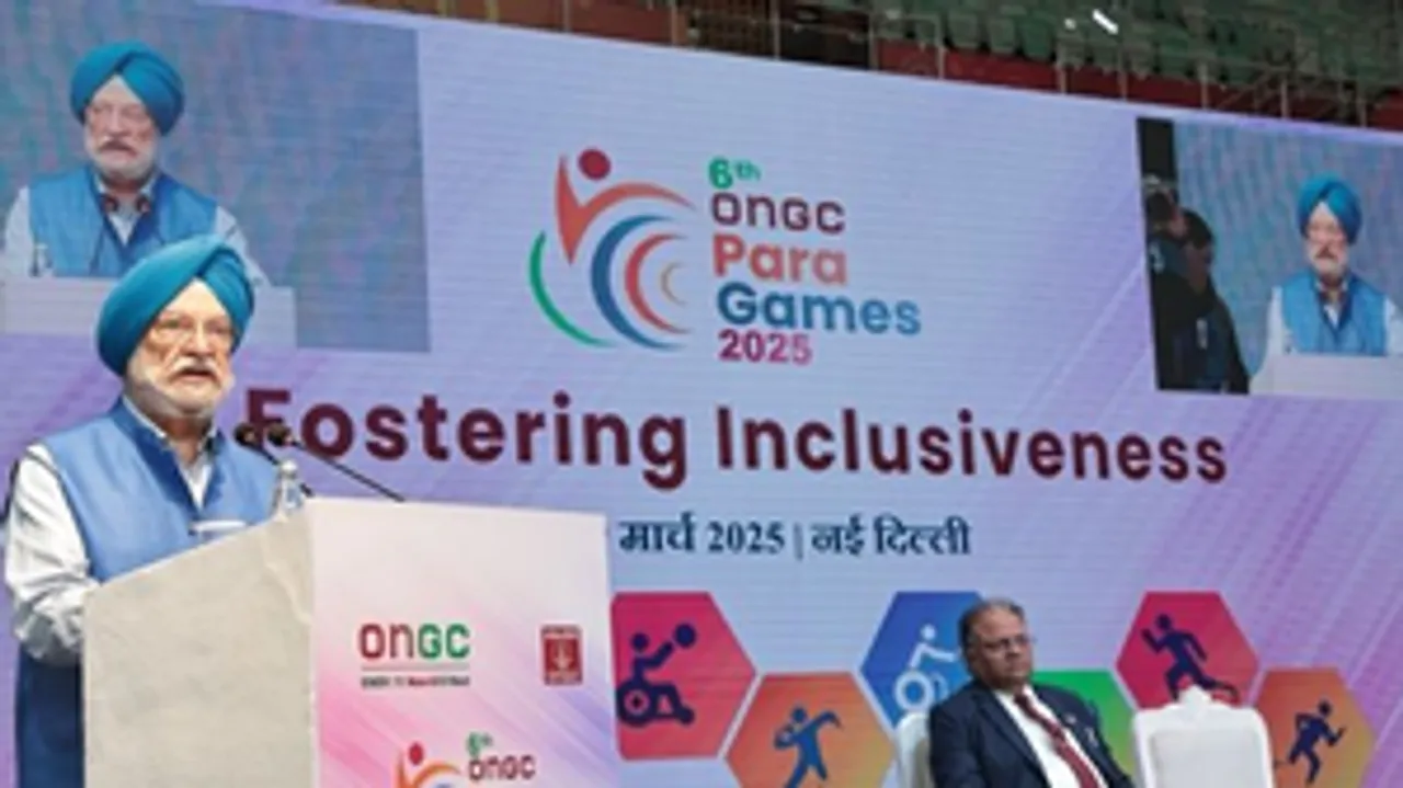 Petroleum Minister Hardeep Singh Puri inaugurates 6th ONGC Para Games