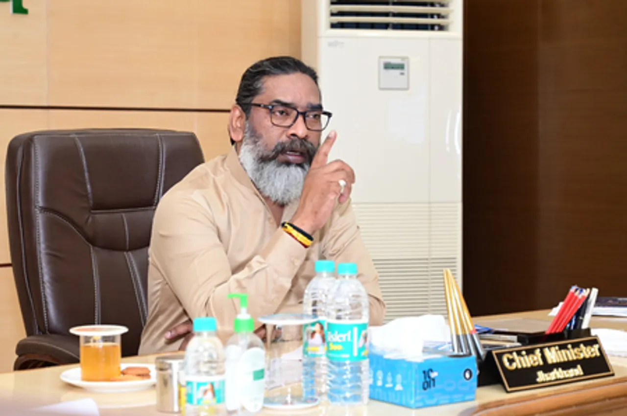 Ranchi: Jharkhand CM Hemant Soren chairs a meeting