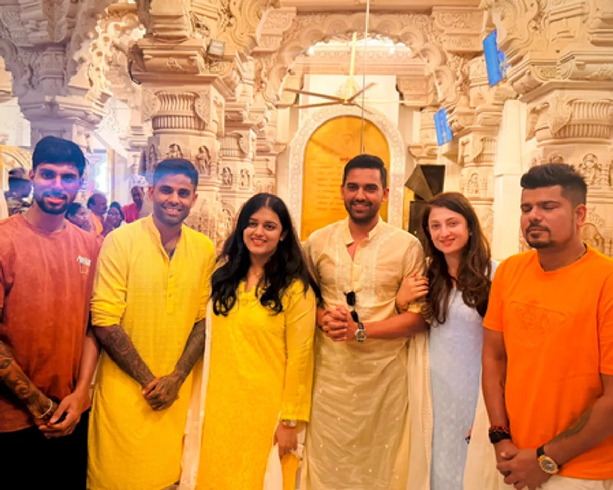 IPL 2025: MI's Suryakumar, Tilak, Deepak seek blessings at Ram Mandir in Ayodhya ahead of LSG clash