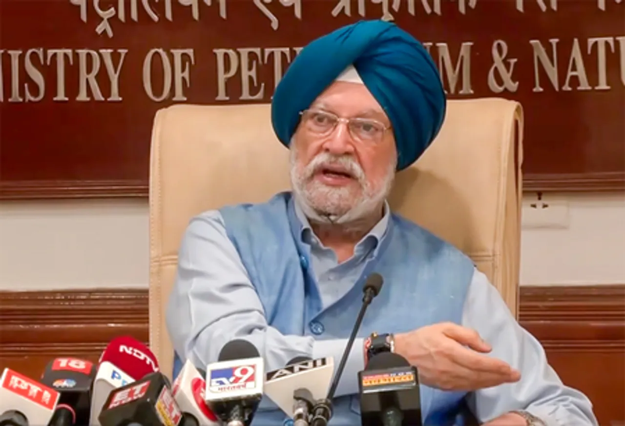New Delhi: Hardeep Singh Puri addresses press conference