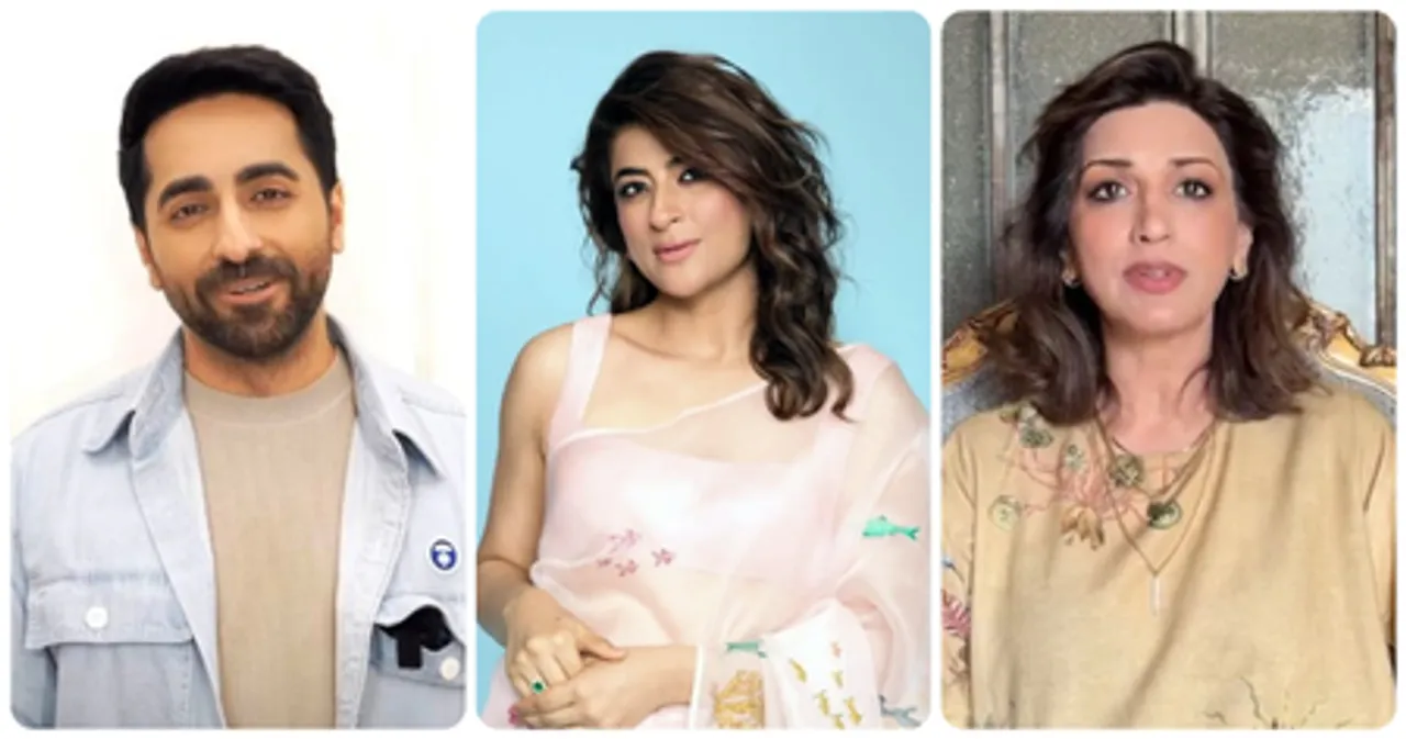 ताहिरा को प्रोत्साहित करते नजर आए सितारे, आयुष्मान ने बताया ‘हीरो’, तो सोनाली ने कहा- ‘नो वर्ड्स’