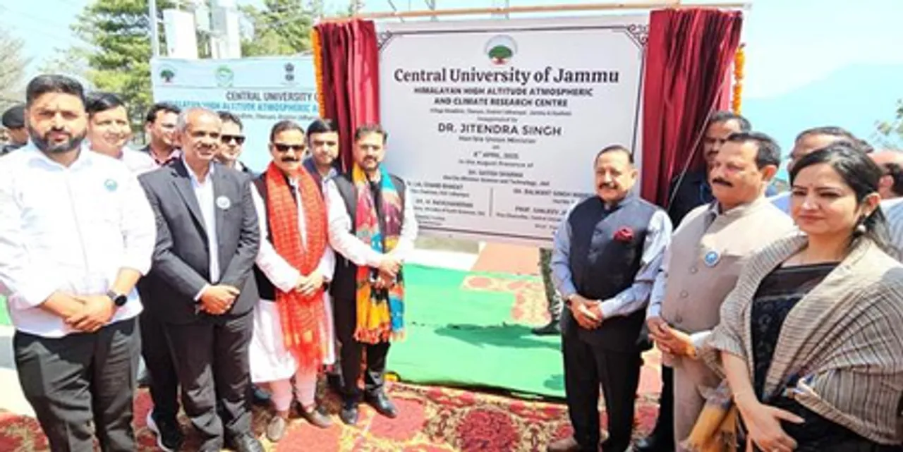 India gets 1st-ever high-altitude climate research station in J&K
