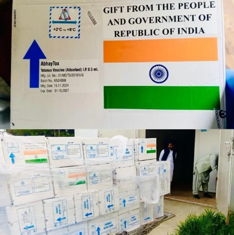 India sends 4.8 tons of vaccines to Afghanistan; Kabul extends gratitude