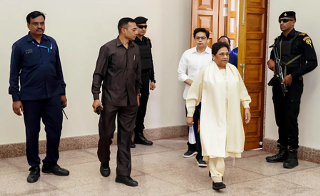 New Delhi: Mayawati Attends All India Meeting
