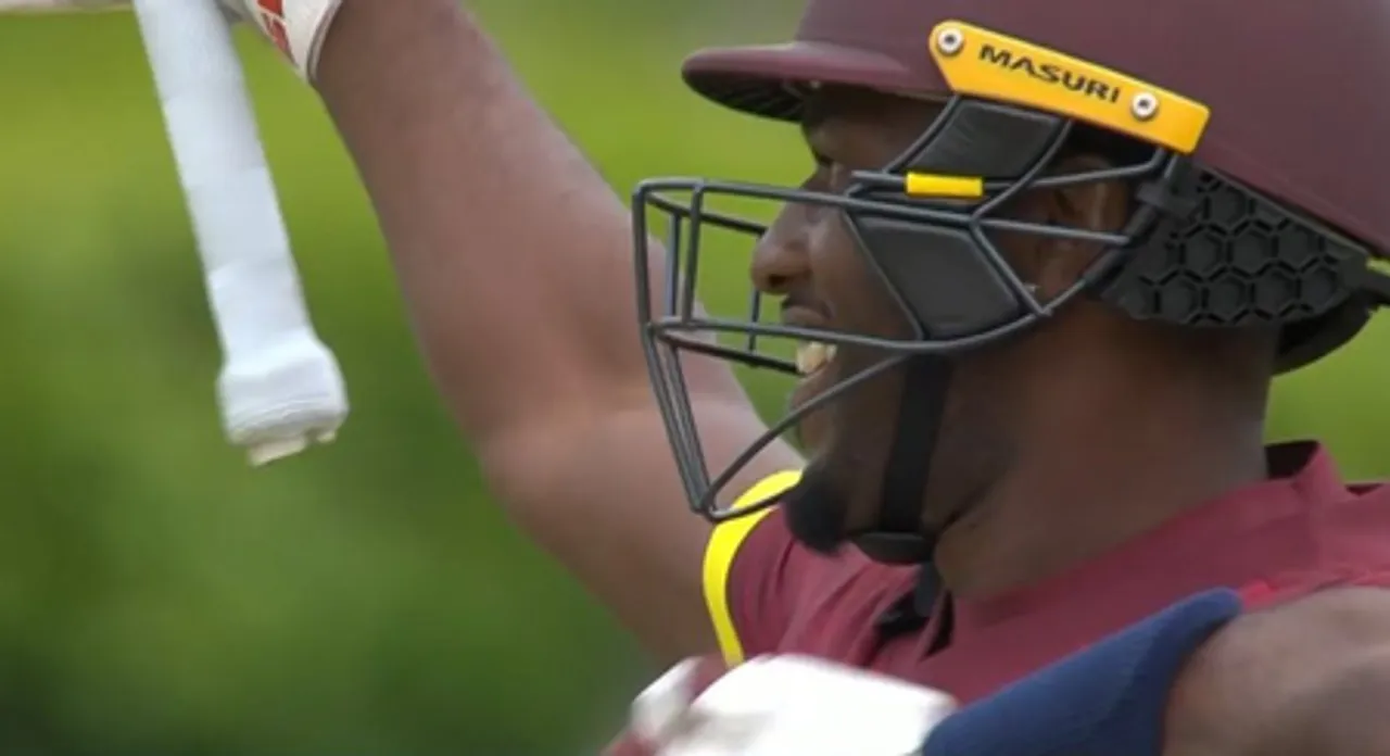 West Indies batter Matthew Forde hits joint-fastest half-century in ODIs in second match of the series against Ireland on Friday. Photo credit: ICC/X
