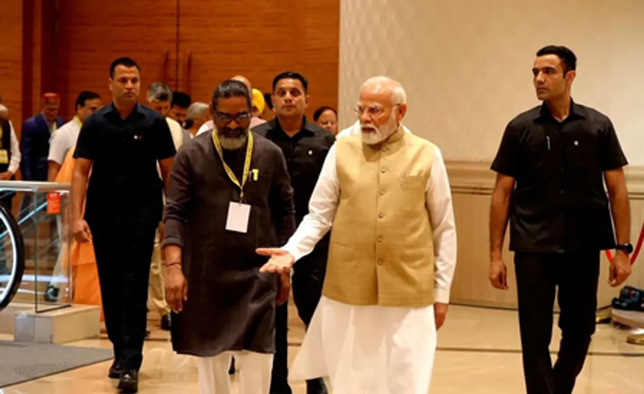 नीति आयोग की बैठक में झारखंड के सीएम सोरेन ने खनन कंपनियों के पास 1 लाख 40 हजार करोड़ के बकाए का मुद्दा उठाया