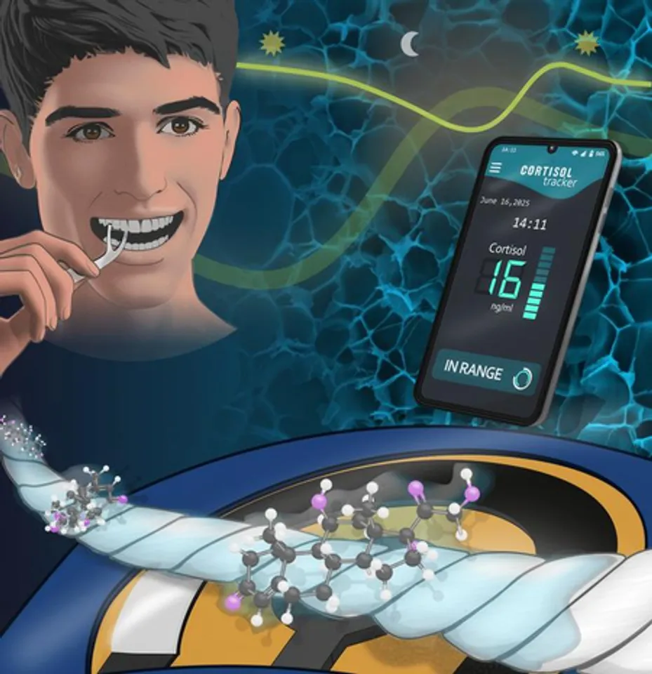 Researchers develop dental floss that can gauge stress