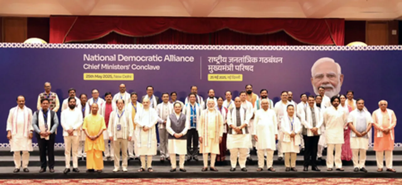 New Delhi: PM Modi chairs NDA CMs and DyCMs meeting