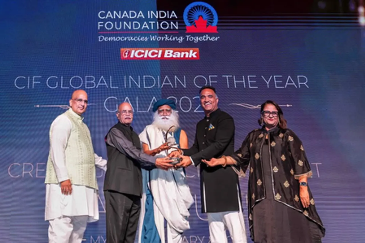 ग्लोबल इंडियन ऑफ द ईयर 2025 पुरस्कार से सम्मानित हुए ईशा फाउंडेशन के संस्थापक सद्गुरु