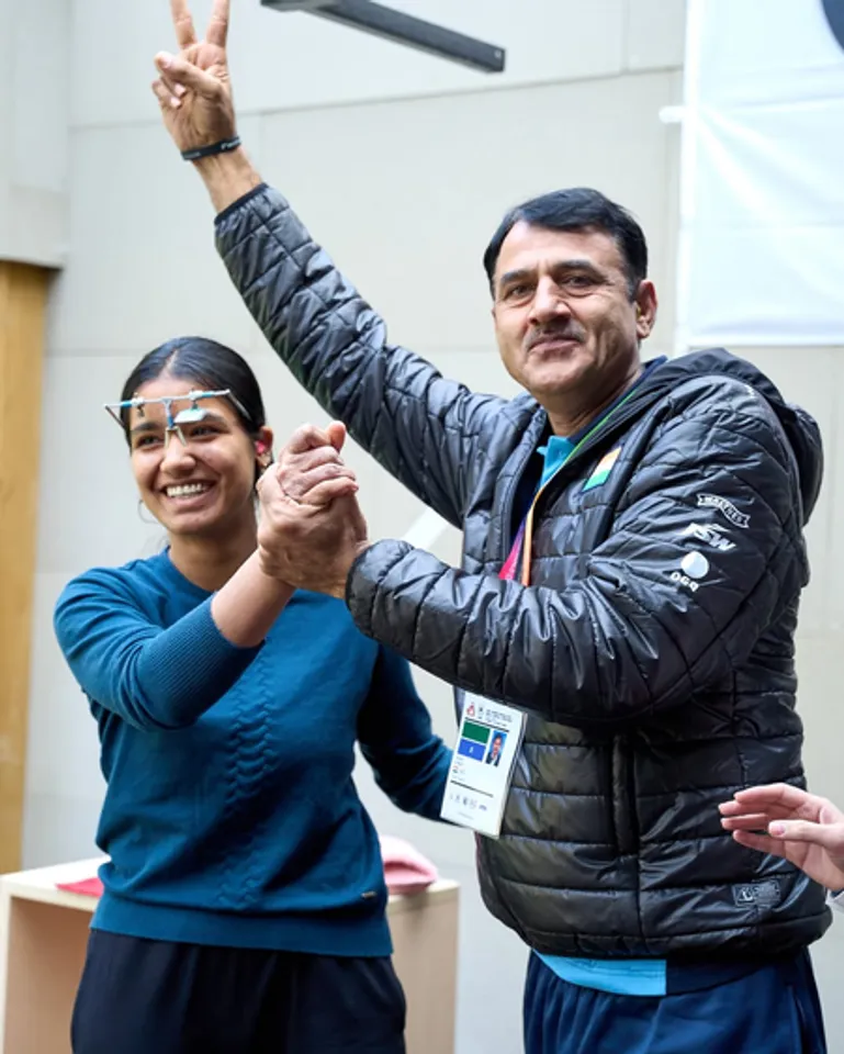 Jr Shooting World Cup: Tejaswini’s 25m pistol gold clinches top spot for India (Credit: NRAI)