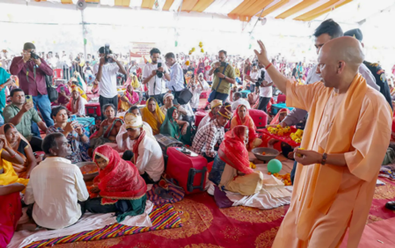 Gorakhpur: Yogi Adityanath Attends Mass Wedding
