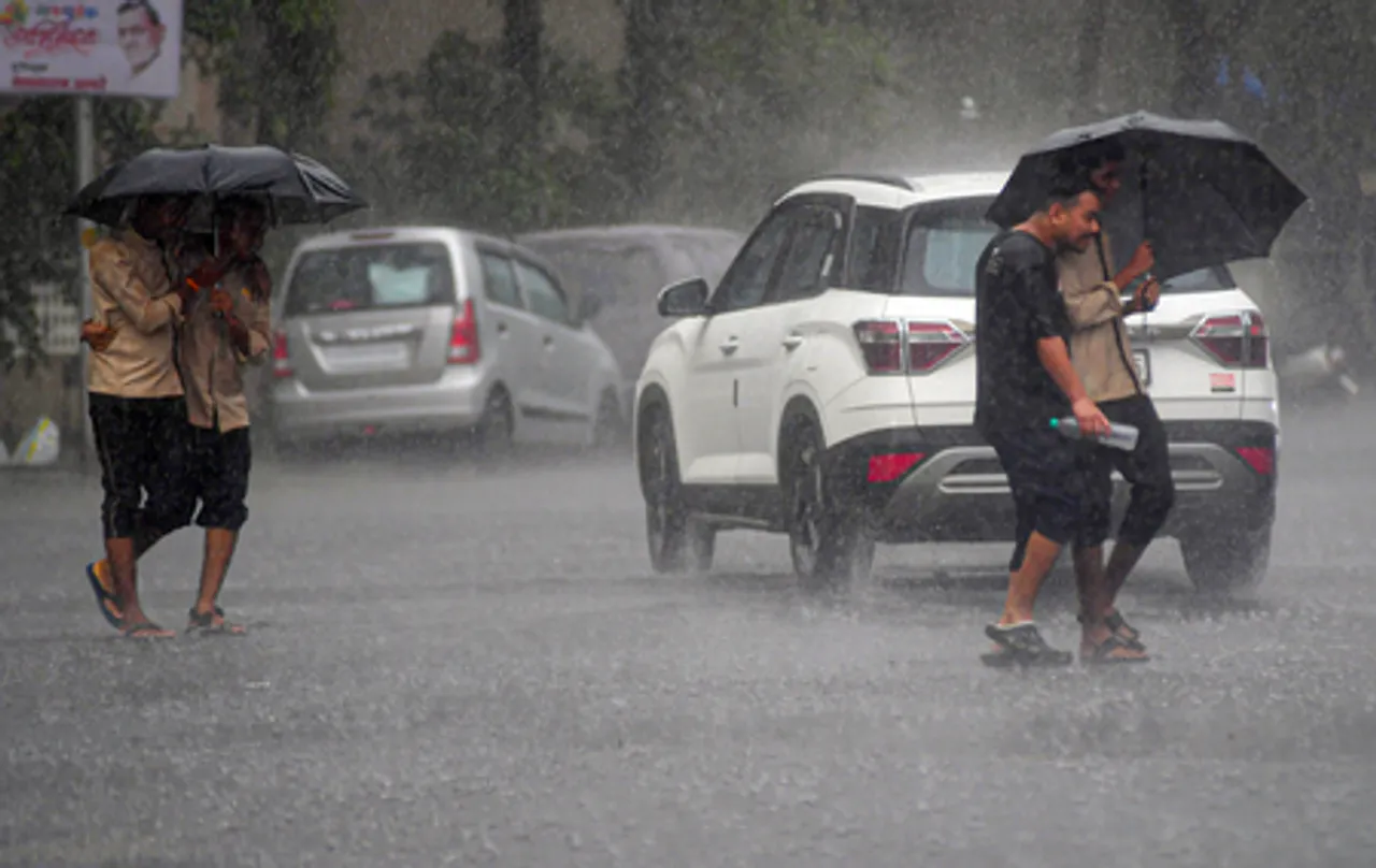 Rainfall in Mumbai