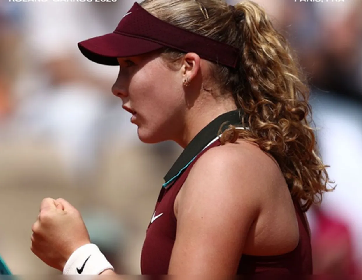Mirra Andreeva turns tables on Ashlyn Krueger with gritty second-round win in French Open in Paris on Thursday. Photo credit: WTA Tour