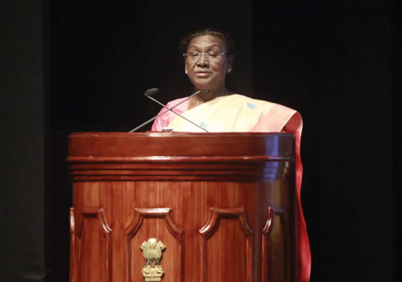 Inauguration of literary conference at Rashtrapati Bhavan