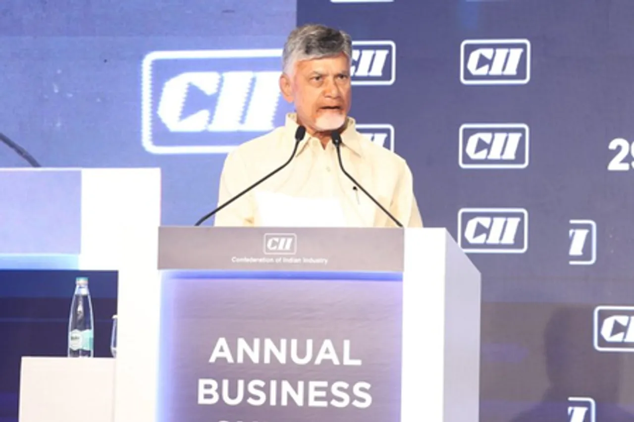 CM Naidu eyes 15 per cent economic growth for Andhra Pradesh (Photo courtesy CII X handle)