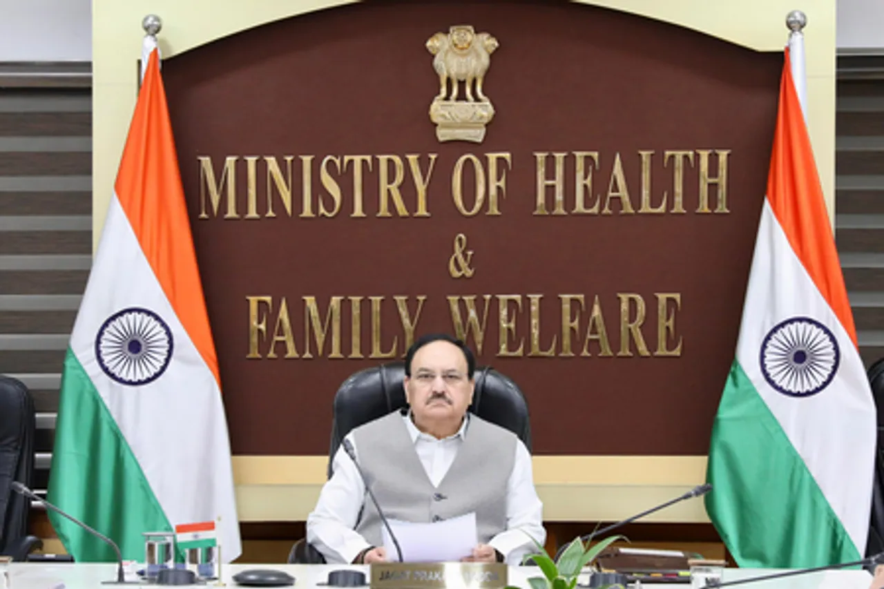 New Delhi: JP Nadda chairs review meetings on health initiatives