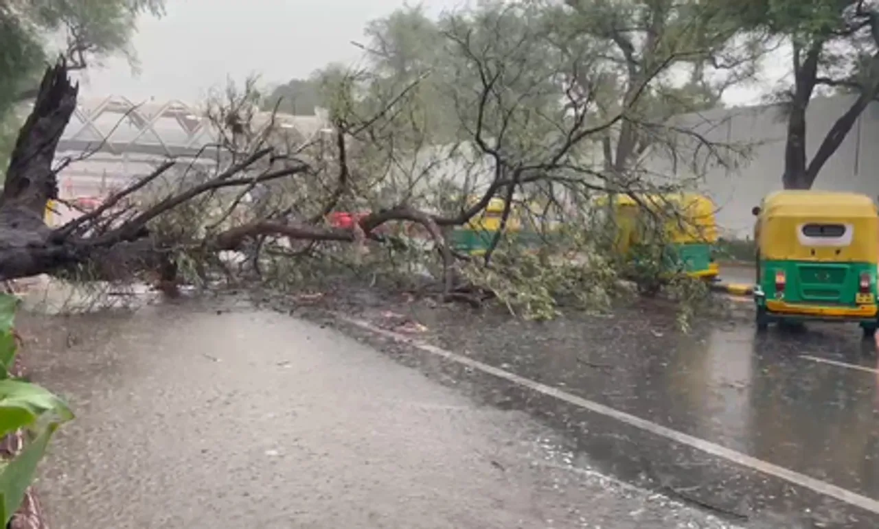 दिल्ली के कई हिस्सों में बारिश से मौसम हुआ सुहाना, लोगों को गर्मी से मिली राहत