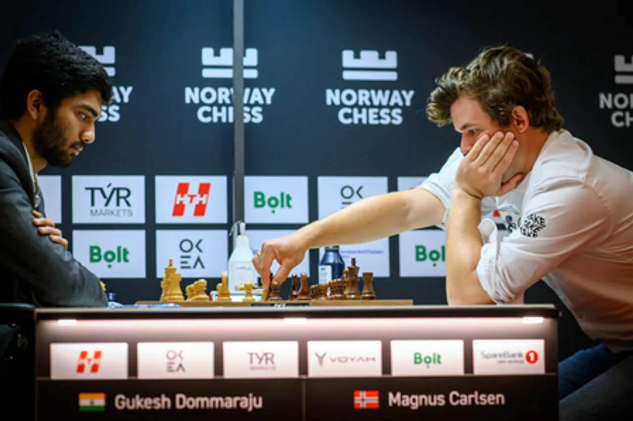 Prime Minister Narendra Modi hails Gukesh's historic win over Magnus Carlsen in the Norway Chess 2025 at Stavanger (Norway), on Monday. Photo credit: X