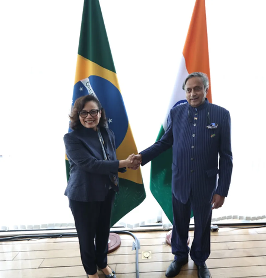 Shashi Tharoor-led delegation meets Brazil's Acting Foreign Minister, discuss enhancing anti-terror cooperation