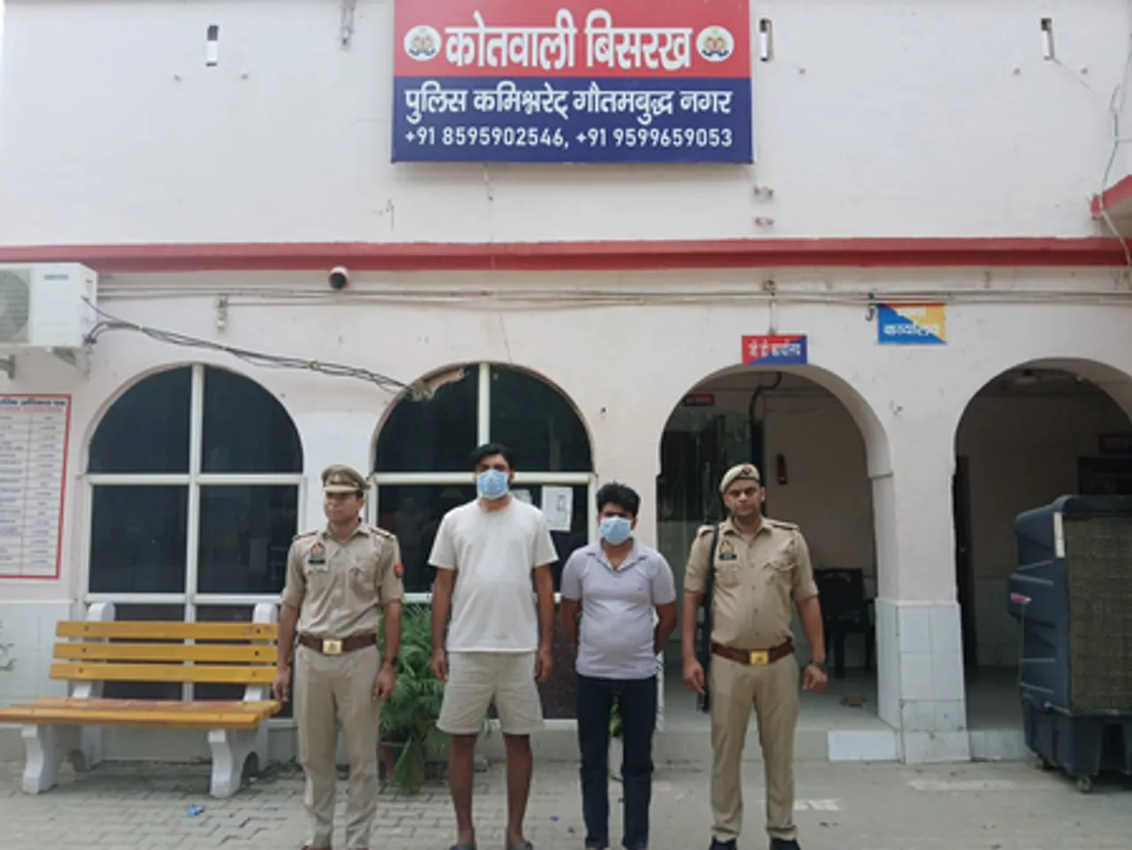 हरिद्वार आत्महत्या प्रकरण : बिसरख पुलिस ने दो वांछित अभियुक्तों को किया गिरफ्तार, घटना में इस्तेमाल कार बरामद