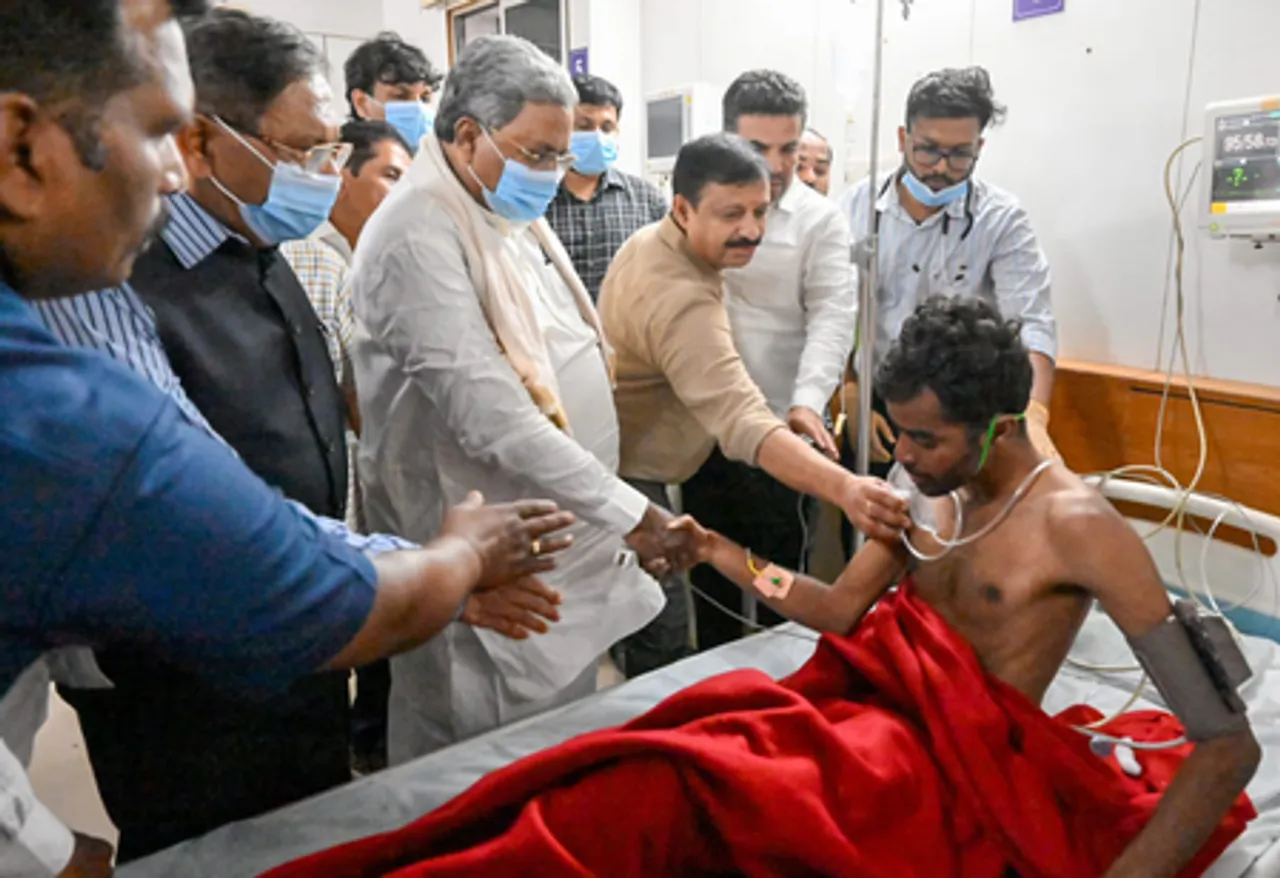 Siddaramaiah visits injured stampede victims in Bengaluru hospitals