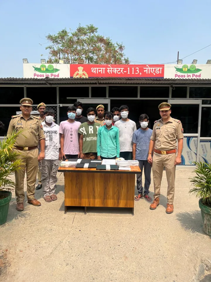 नोएडा में ऑनलाइन सट्टेबाजी गिरोह का किया पर्दाफाश, 8 आरोपी गिरफ्तार