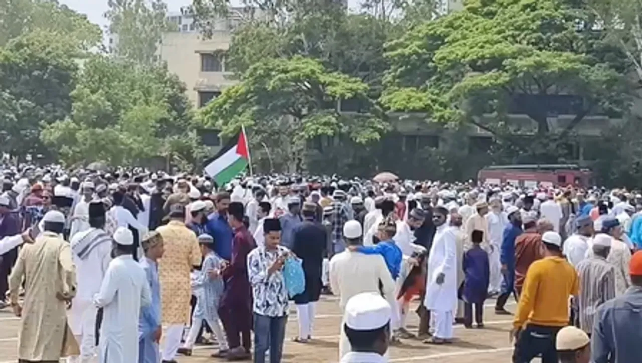 नासिक में नमाज के बाद फिलिस्तीनी झंडा फहराया गया, पुलिस ने शुरू की जांच