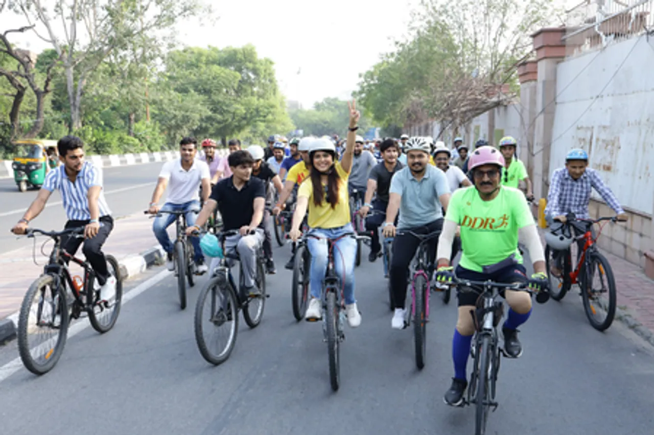 संडे ऑन साइकिल जागरूकता फैलाने के लिए बहुत महत्वपूर्ण पहल : अभिनेत्री मधुरिमा तुली