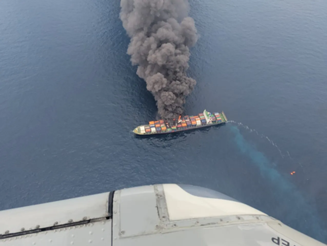 Singapore cargo ship catches fire off Kerala, Kochi and Kozhikode hospitals on alert