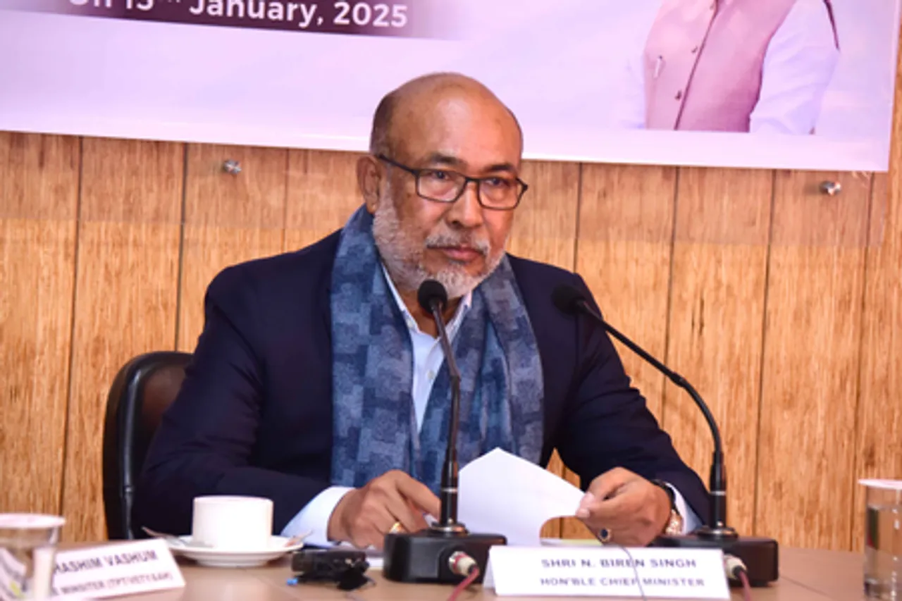 मणिपुर: पूर्व सीएम एन. बीरेन सिंह दिल्ली रवाना, गृह मंत्री अमित शाह से करेंगे मुलाकात