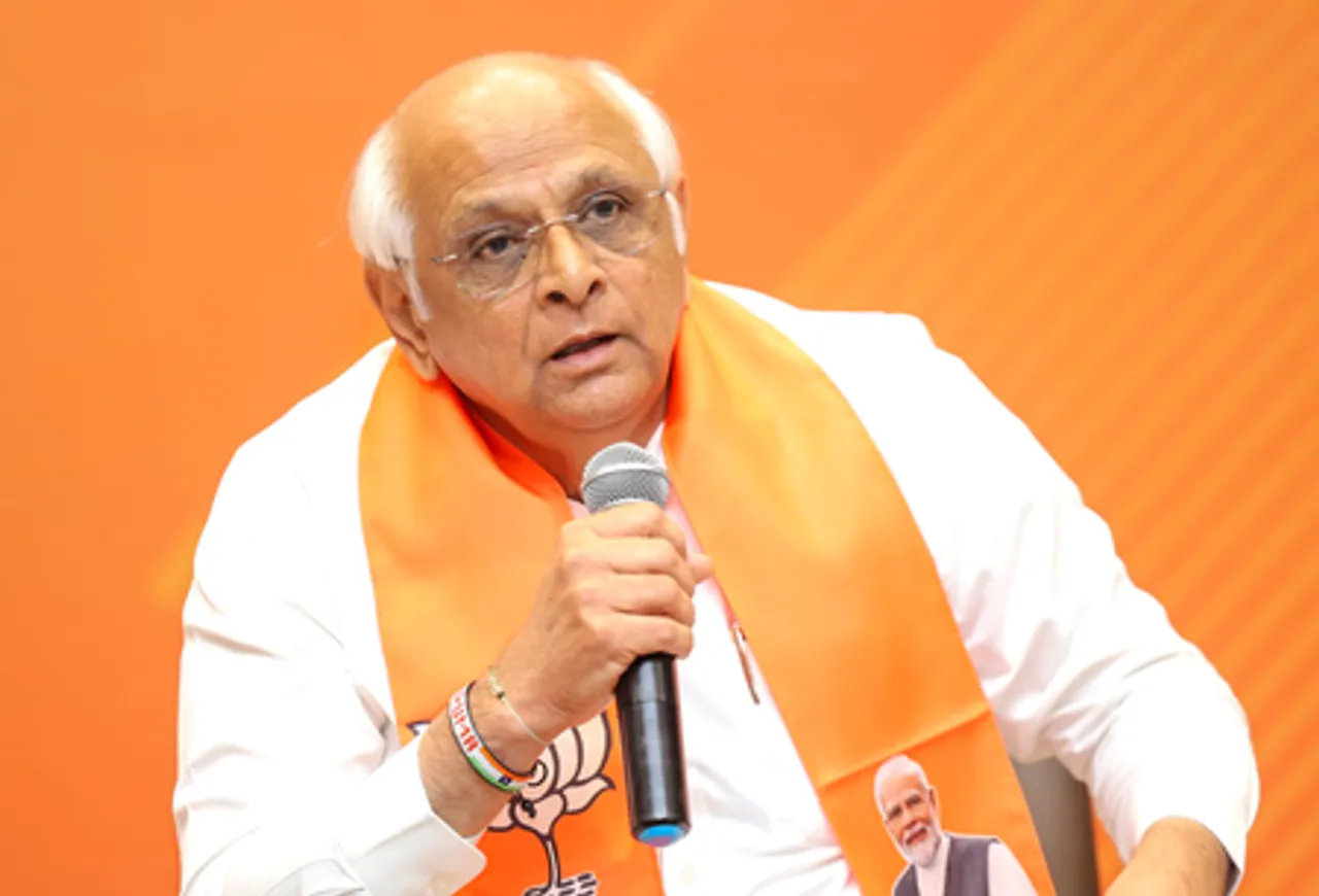 Gandhinagar: Bhupendra Patel addresses a press confernce
